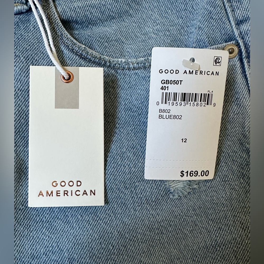 GOOD AMERICAN GOOD BOY JEANS NWT